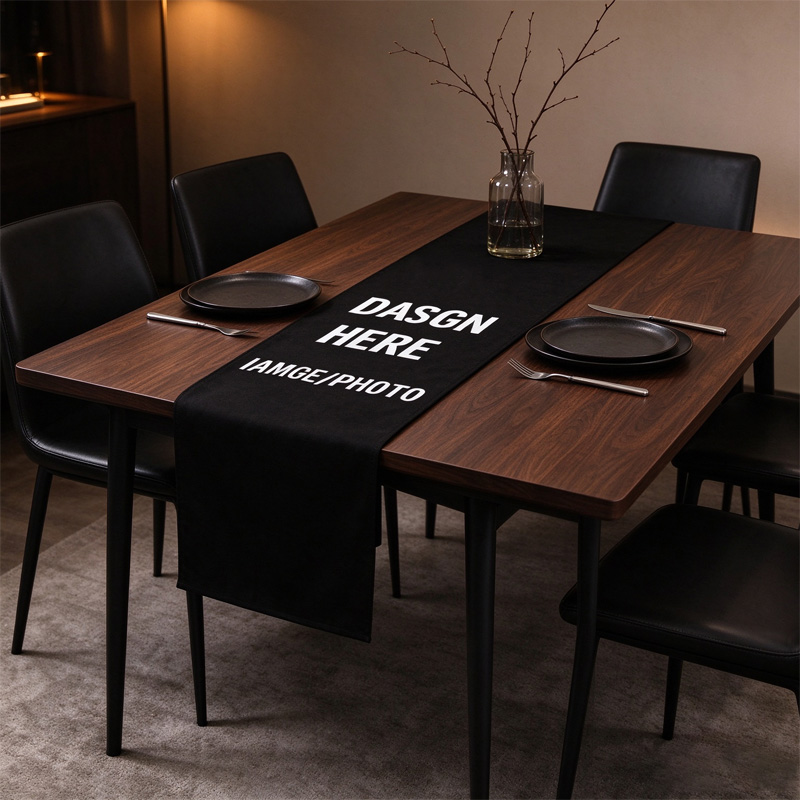Custom 1pc Home Dining Black/  - Home Textile recension och pris
