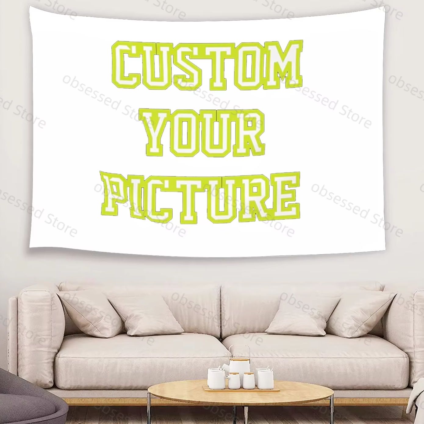 Customized Tapestry Printing f - Home Textiles & Decorations recension och pris