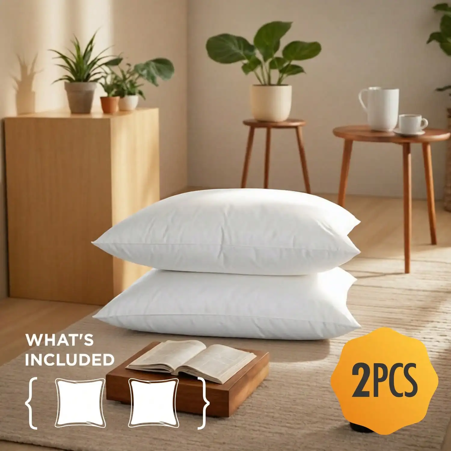 2‑Pack & 4‑Pack 12x20 18x18 De - Pillow Insert 18X18 recension och pris