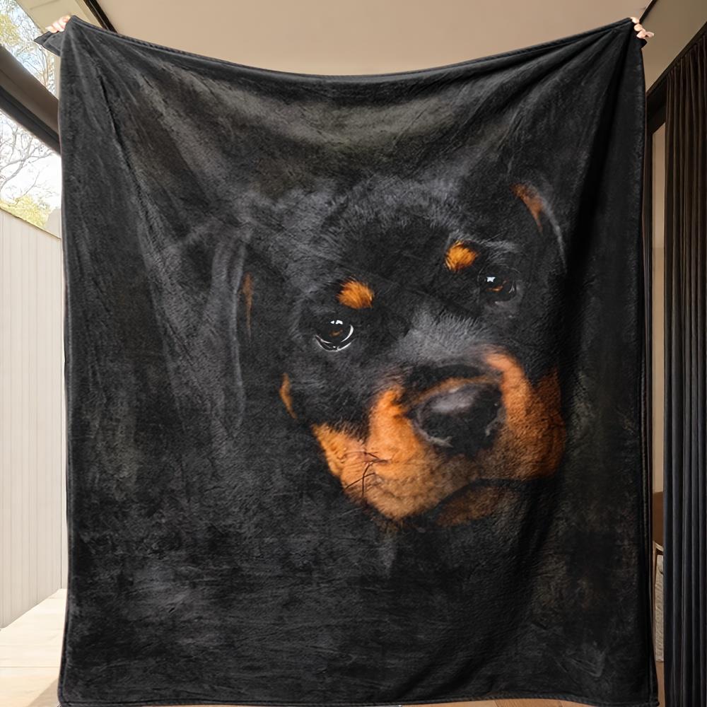 Black and brown dog face patte - Home Textiles Face Towel recension och pris